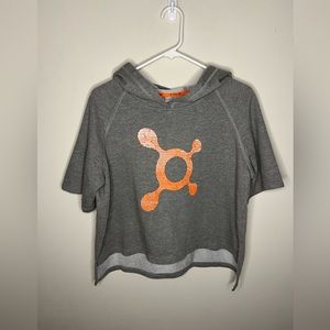 Orange Theory Short Sleeve Hoodie Size Large